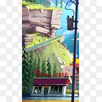 �ֻ�����ϵ�в廭-������