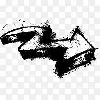 墨迹箭头-空若网 墨迹箭头-空若网