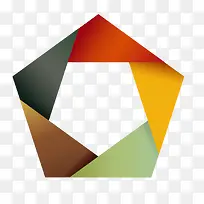 彩色五边形-空若网 彩色五边形-空若网