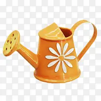 橙色创意浇水壶-空若网 橙色创意浇水壶-空若网