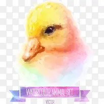 矢量彩绘小鸭子-空若网 矢量彩绘小鸭子-空若网