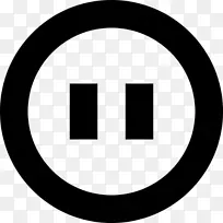 电脑按钮图标.暂停按钮-空若网 电脑按钮图标.暂停按钮-空若网