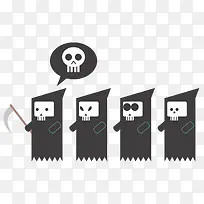 扁平化死神素材-空若网 扁平化死神素材-空若网