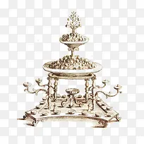 手绘烛台-空若网 手绘烛台-空若网