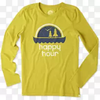 长袖t恤外套蓝色快乐女装&039;s日-空若网 长袖t恤外套蓝色快乐女装&039;s日-空若网