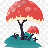 梦幻蘑菇树-空若网 梦幻蘑菇树-空若网