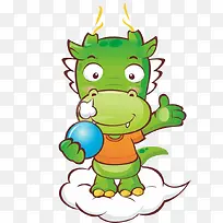 完球的卡通龙-空若网 完球的卡通龙-空若网