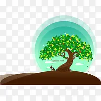 许愿树矢量-空若网 许愿树矢量-空若网