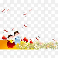 卡通的秋天丰收-空若网 卡通的秋天丰收-空若网