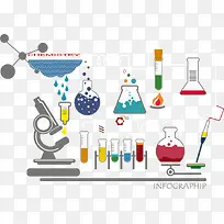矢量科学实验示意图-空若网 矢量科学实验示意图-空若网