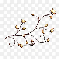 装饰花纹树枝-空若网 装饰花纹树枝-空若网