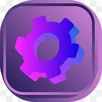 渐变2.5D设置矢量插画-空若网 渐变2.5D设置矢量插画-空若网