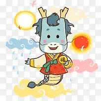 矢量韩服的龙-空若网 矢量韩服的龙-空若网