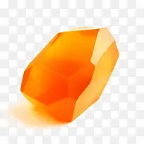 手绘橙色水晶-空若网 手绘橙色水晶-空若网