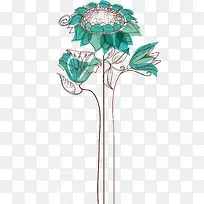 水彩向日葵-空若网 水彩向日葵-空若网