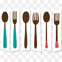 矢量餐具三组-空若网 矢量餐具三组-空若网