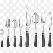 一组精致写实餐具厨具矢量-空若网 一组精致写实餐具厨具矢量-空若网