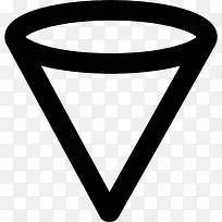 倒锥形图标-空若网 倒锥形图标-空若网