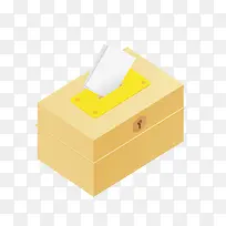 矢量纸巾盒子-空若网 矢量纸巾盒子-空若网