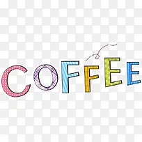 彩色咖啡英文字母-空若网 彩色咖啡英文字母-空若网