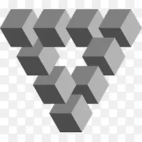 彭罗斯三角形几何学等边三角形立方体几何形状-空若网 彭罗斯三角形几何学等边三角形立方体几何形状-空若网