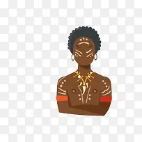 矢量卡通简洁扁平化澳大利亚人-空若网 矢量卡通简洁扁平化澳大利亚人-空若网