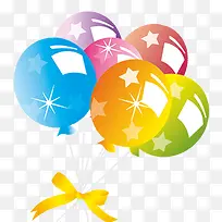 卡通绚丽爱心花纹气球-空若网 卡通绚丽爱心花纹气球-空若网