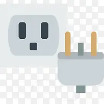 扁平化 icon 插头-空若网 扁平化 icon 插头-空若网