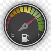 圆形矢量卡通燃油表-空若网 圆形矢量卡通燃油表-空若网