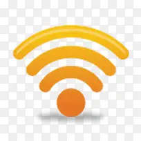 无限橙色无线标志免抠图片-空若网 无限橙色无线标志免抠图片-空若网