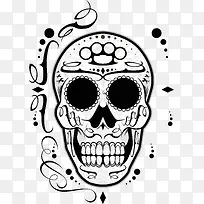 矢量设计头骨素材-空若网 矢量设计头骨素材-空若网