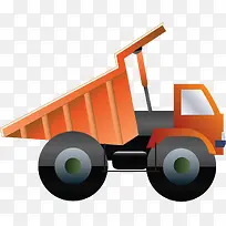 三角形升降矢量卡通卡车-空若网 三角形升降矢量卡通卡车-空若网