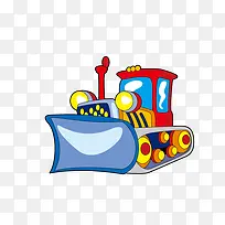 车 铲车卡通手绘铲车-空若网 车 铲车卡通手绘铲车-空若网