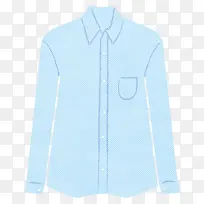 淡蓝时尚手绘男衬衫图案-空若网 淡蓝时尚手绘男衬衫图案-空若网