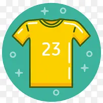 手绘卡通运动服图标-空若网 手绘卡通运动服图标-空若网