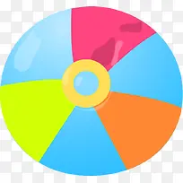 摄影手绘夏日圆形游泳圈图-空若网 摄影手绘夏日圆形游泳圈图-空若网