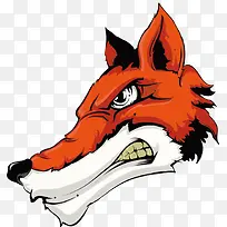 矢量狼头部-空若网 矢量狼头部-空若网