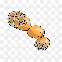 藕卡通矢量图-空若网 藕卡通矢量图-空若网