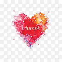 水彩爱心-空若网 水彩爱心-空若网