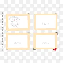 清新相册边框素材-空若网 清新相册边框素材-空若网
