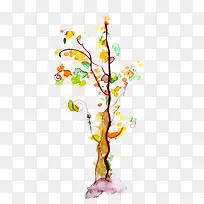 彩色树-空若网 彩色树-空若网