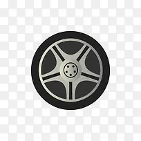 手绘车轮素材-空若网 手绘车轮素材-空若网