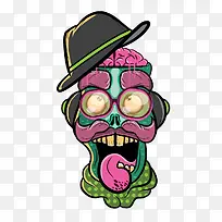 创意抽象头部插画-空若网 创意抽象头部插画-空若网