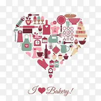 矢量我爱厨房-空若网 矢量我爱厨房-空若网