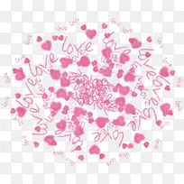 粉色爱心背景-空若网 粉色爱心背景-空若网