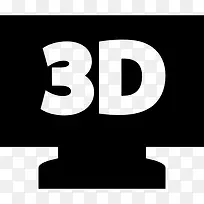 3D电视图标-空若网 3D电视图标-空若网