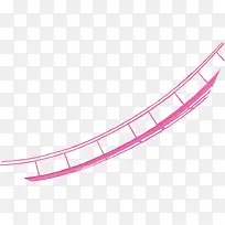 粉色创意手绘楼梯-空若网 粉色创意手绘楼梯-空若网