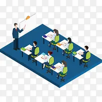 商务培训插画设计-空若网 商务培训插画设计-空若网