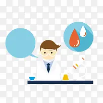 矢量扁平化医生素材-空若网 矢量扁平化医生素材-空若网