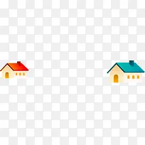 摄影手绘卡通小建筑屋子-空若网 摄影手绘卡通小建筑屋子-空若网